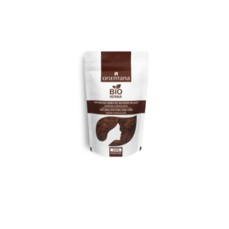 ORIENTANA Bio henna GORZKA CZEKOLADA do włosów długich 100g